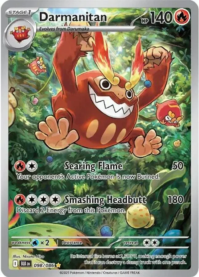 Darmanitan 098/086 Black Bolt (Holo)