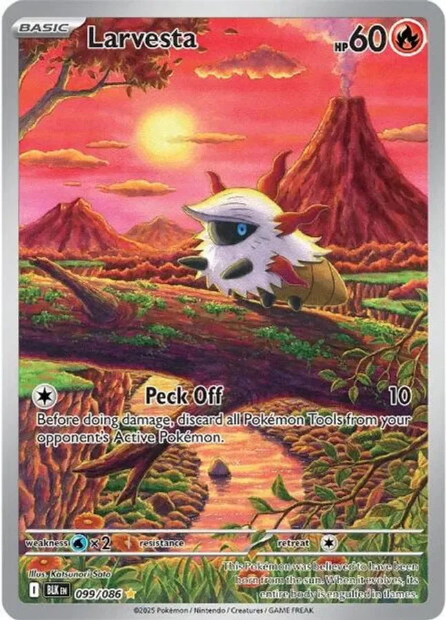 Larvesta 099/086 Black Bolt (Holo)