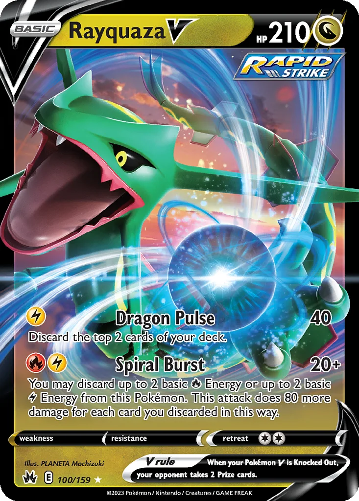 Rayquaza V 100/159 Crown Zenith (Jumbo)