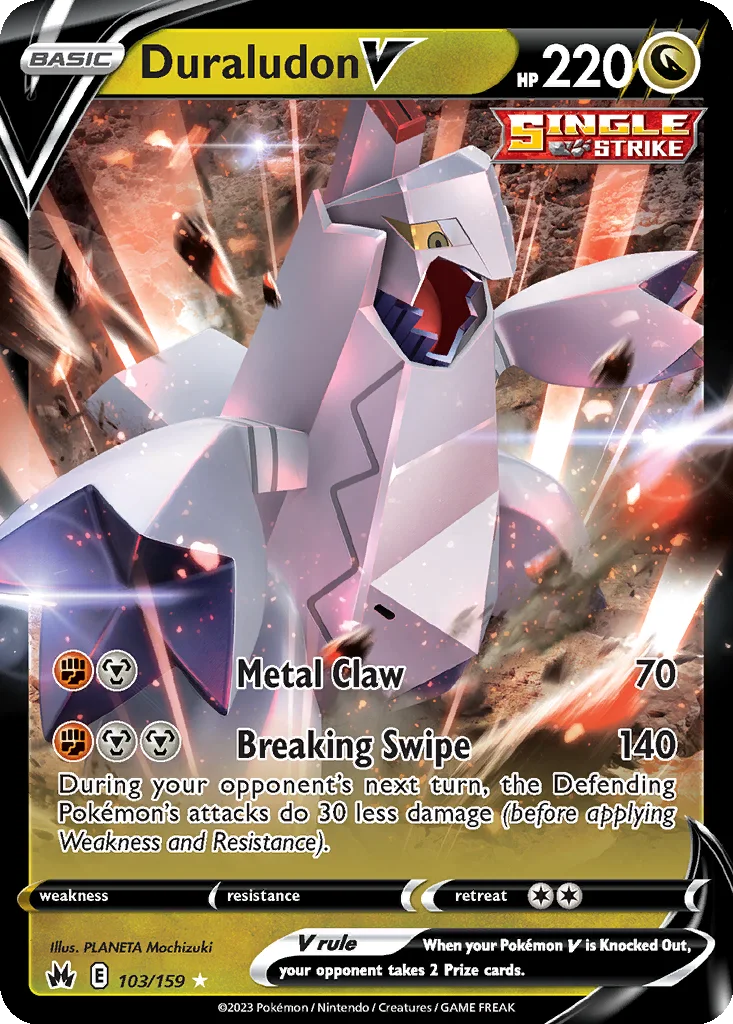 Duraludon V 103/159 Crown Zenith (Holo)