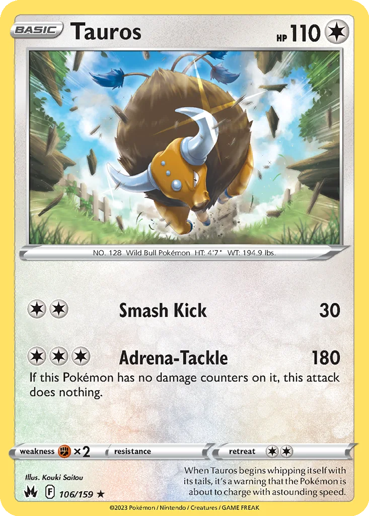 Tauros 106/159 SWSH: Crown Zenith (Normal)