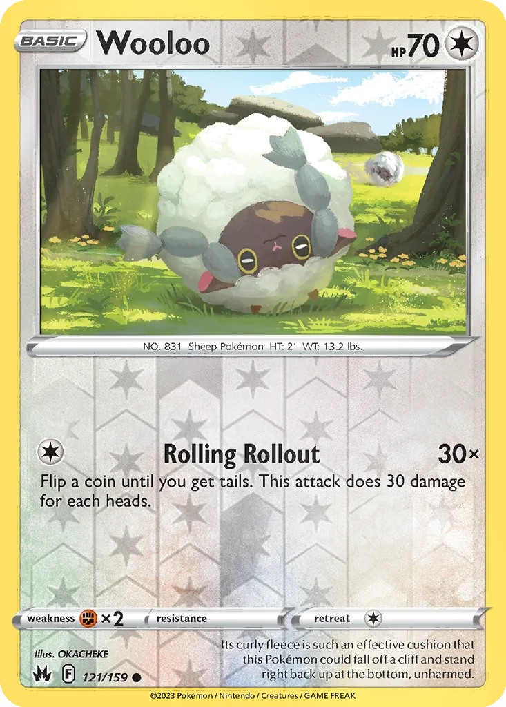 Wooloo 121/159 Crown Zenith (Reverse holo)
