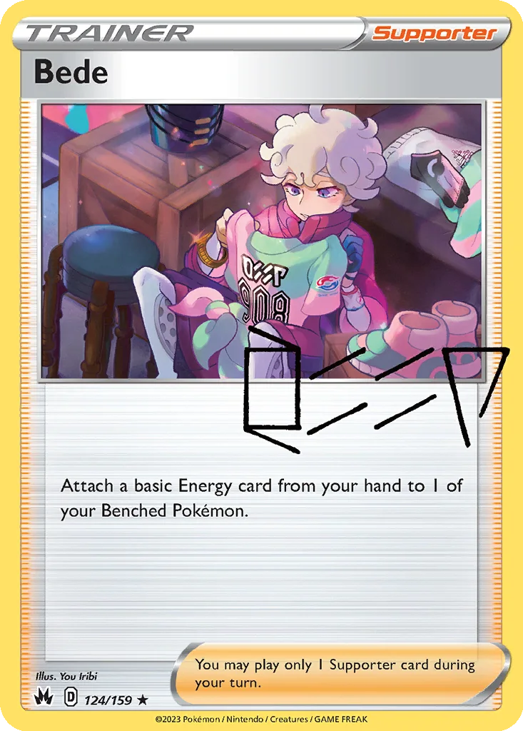 Bede 124/159 Crown Zenith (Holo)
