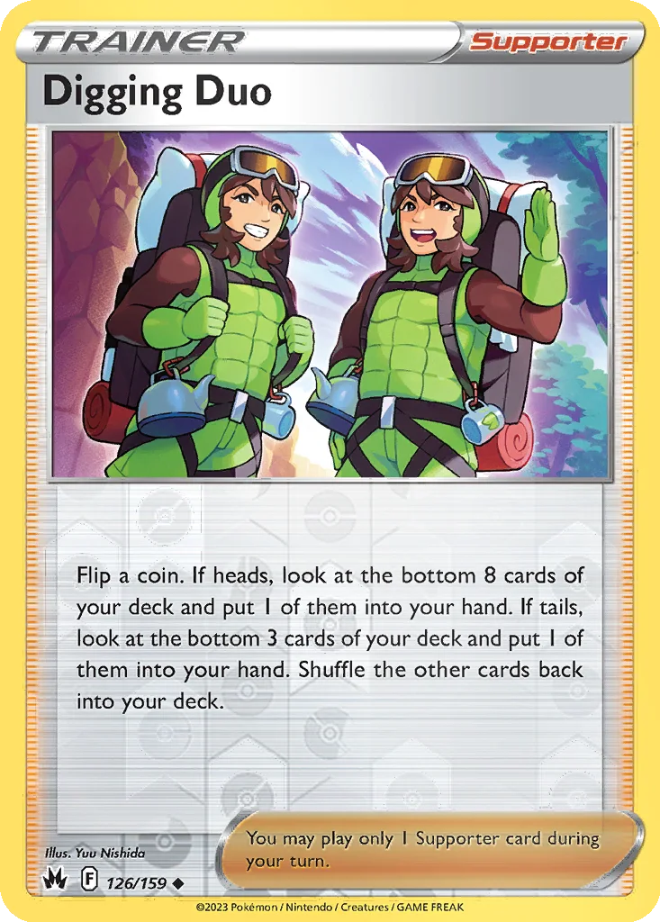 Digging Duo 126/159 Crown Zenith (Reverse holo)