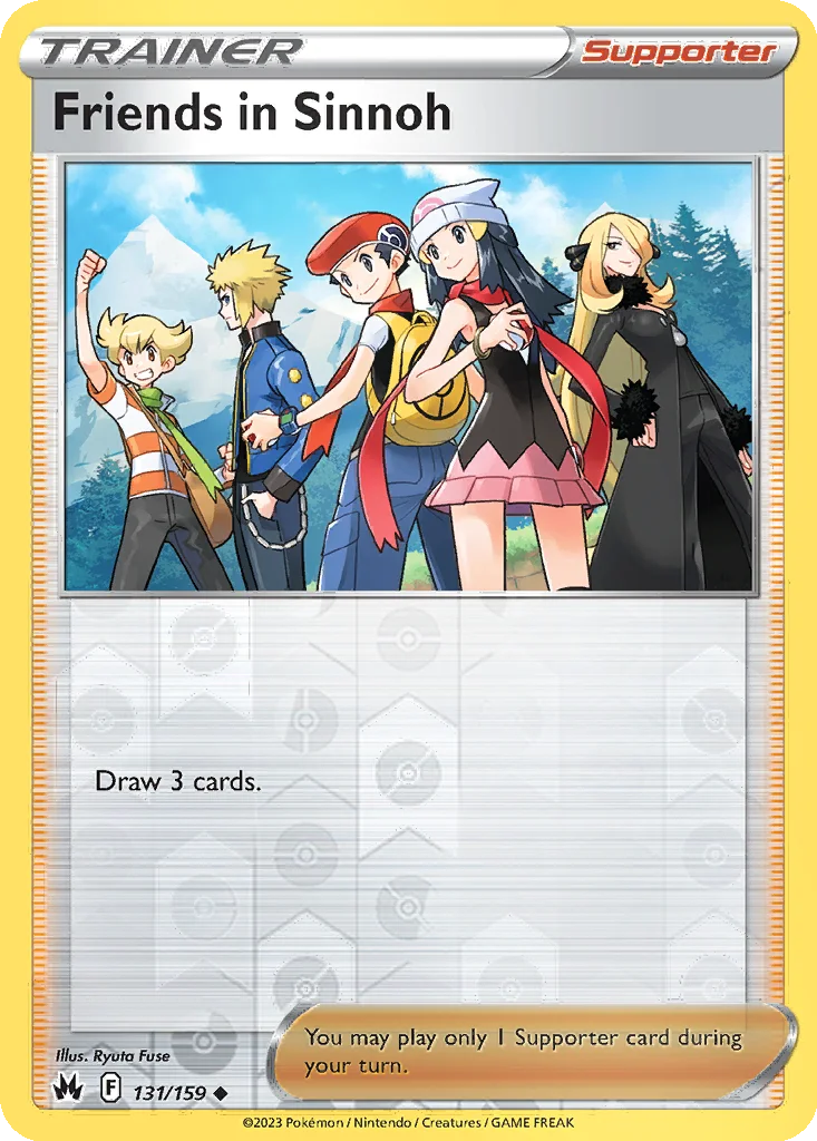 Friends in Sinnoh 131/159 Crown Zenith (Reverse holo)