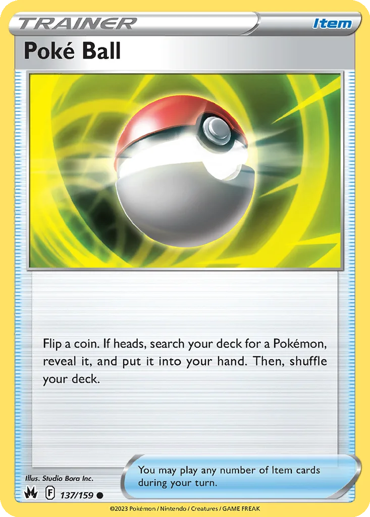 Poké Ball 137/159 SWSH: Crown Zenith (Normal)