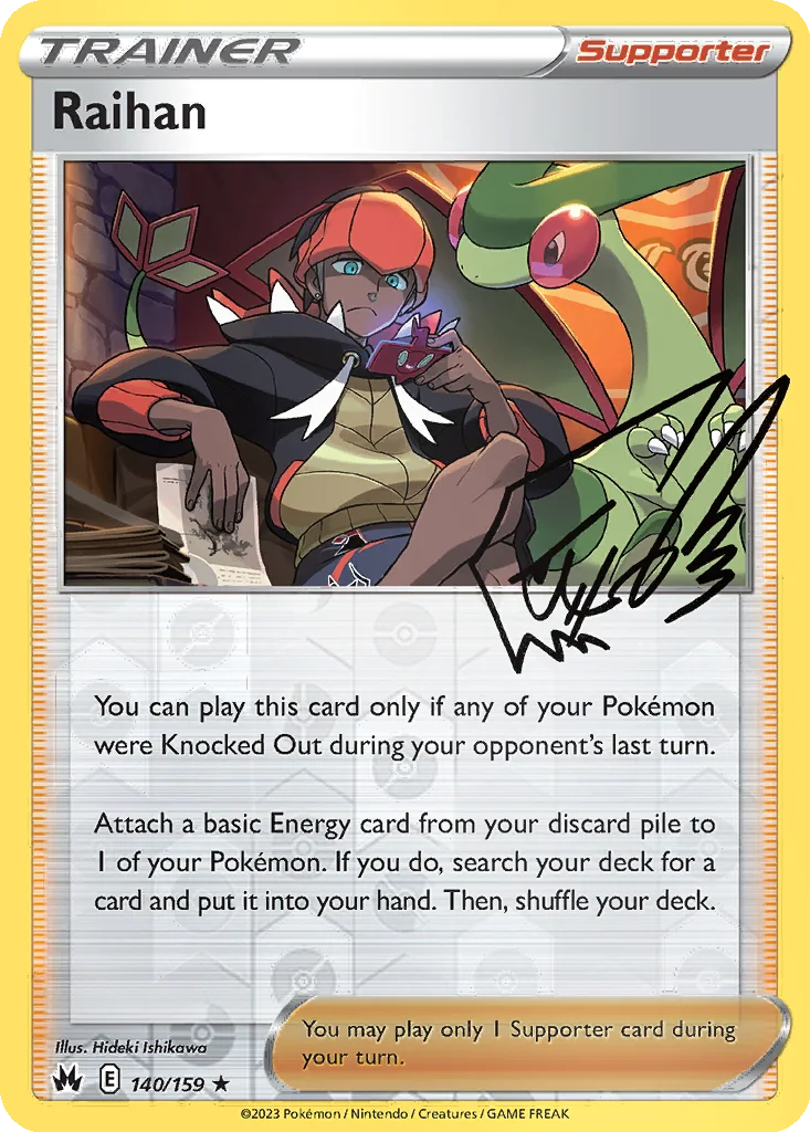 Raihan 140/159 Crown Zenith (Reverse holo)