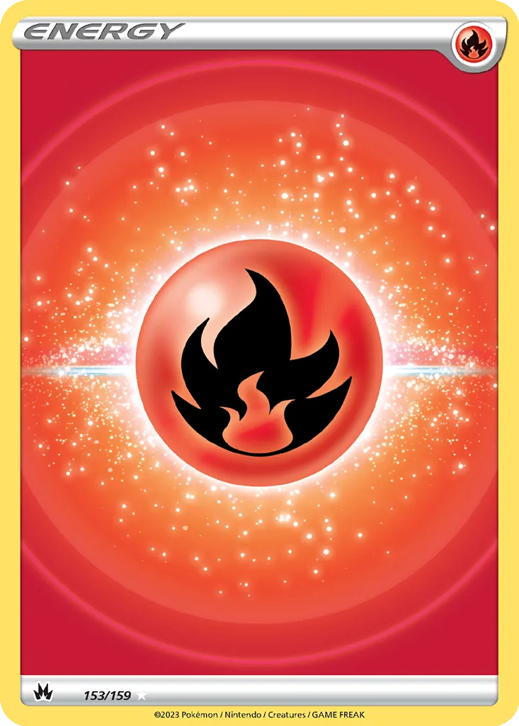 Fire Energy 153/159 Crown Zenith (Holo)
