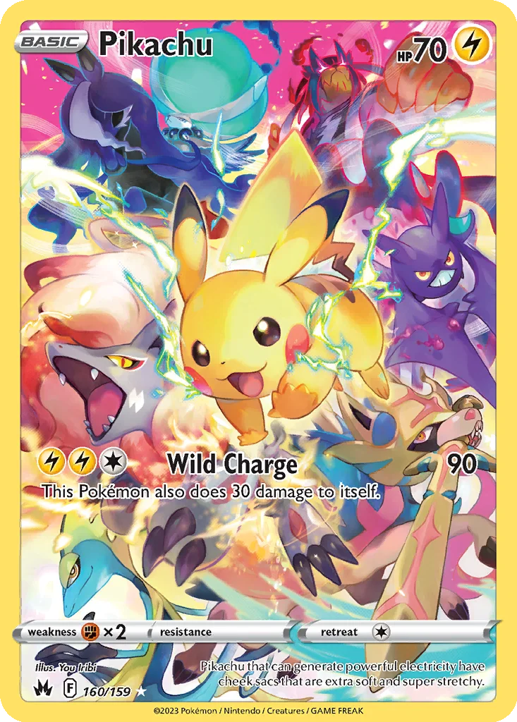 Pikachu 160/159 Crown Zenith (Holo)
