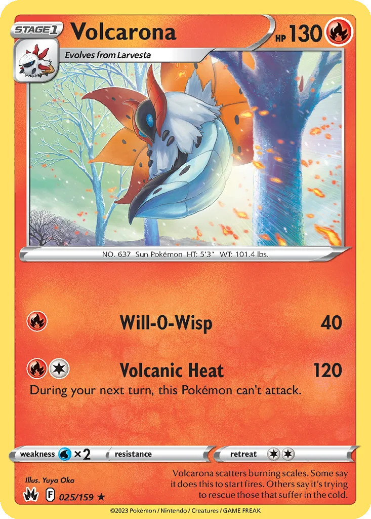 Volcarona 025/159 Crown Zenith (Normal)