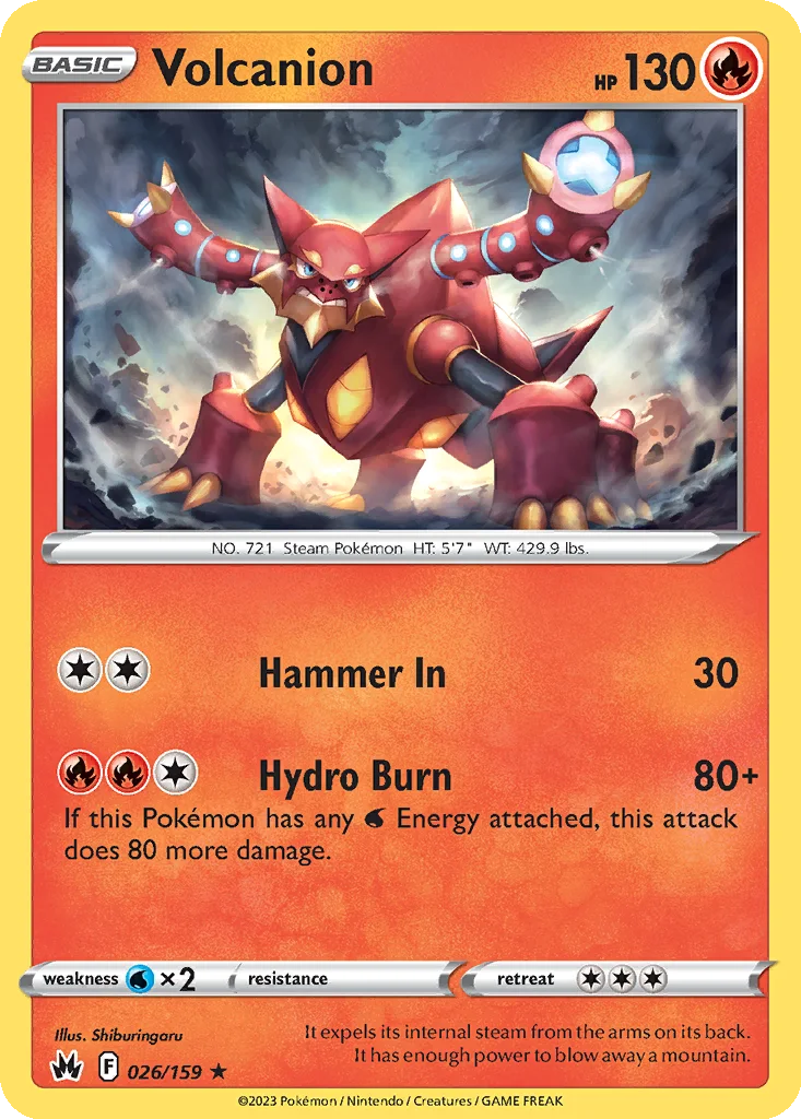 Volcanion 026/159 Crown Zenith (Holo)