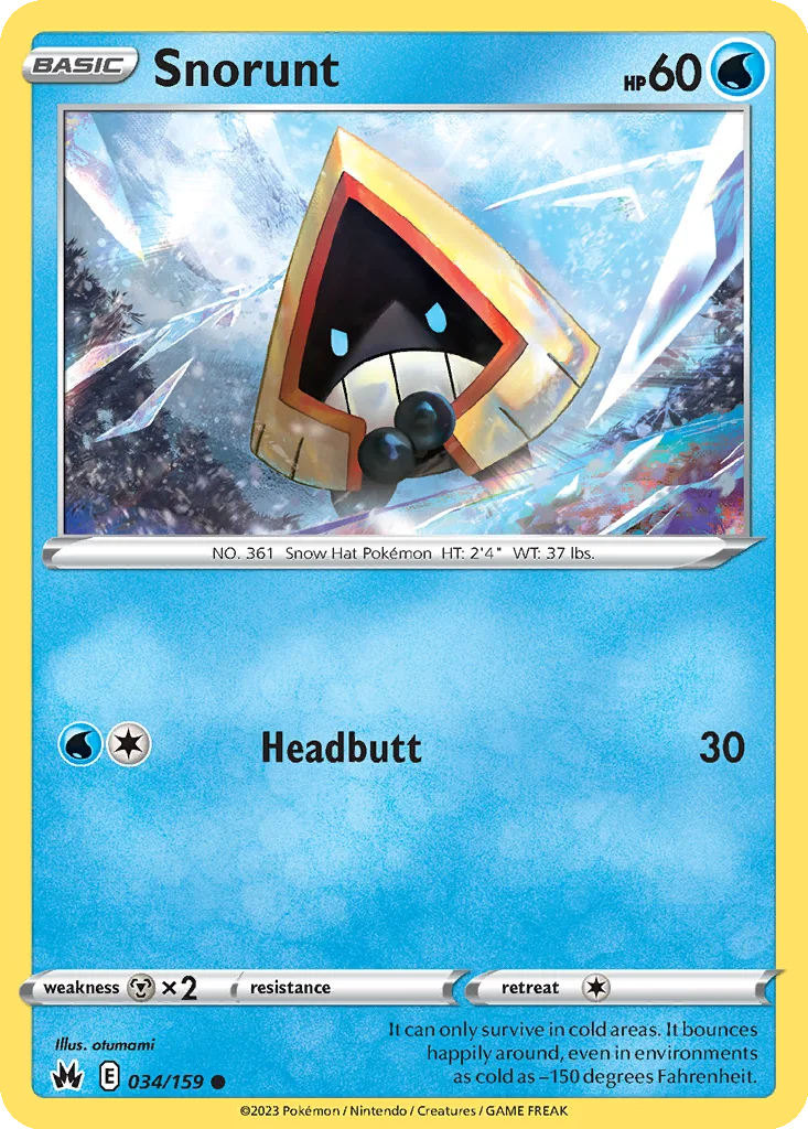 Snorunt 034/159 SWSH: Crown Zenith (Normal)