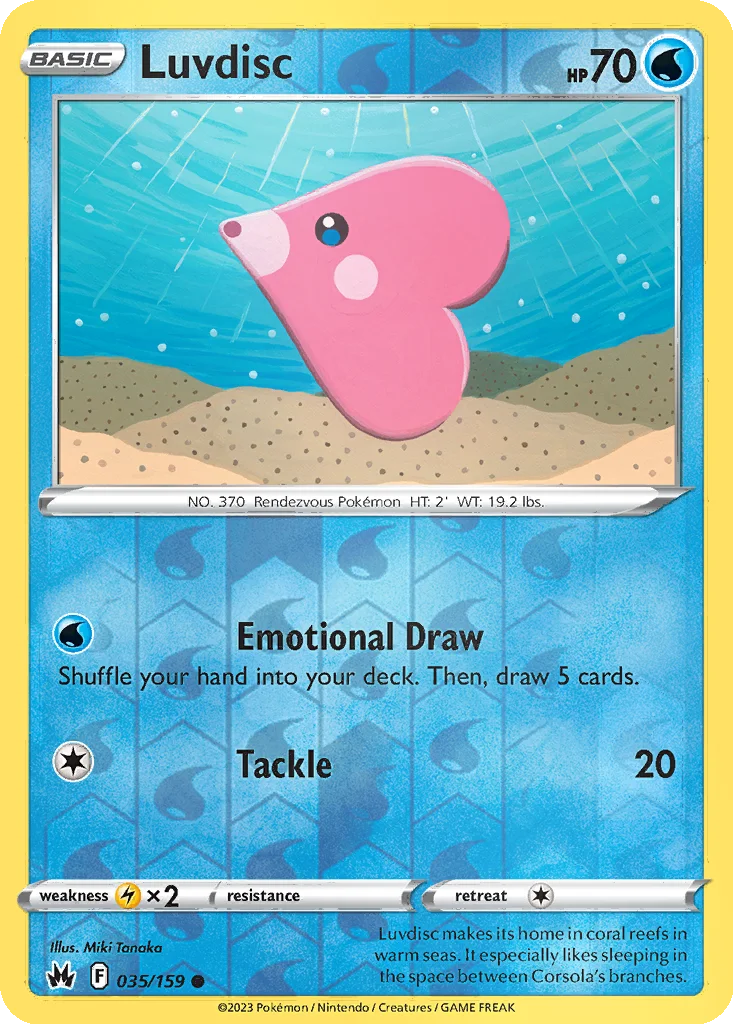 Luvdisc 035/159 Crown Zenith (Reverse holo)