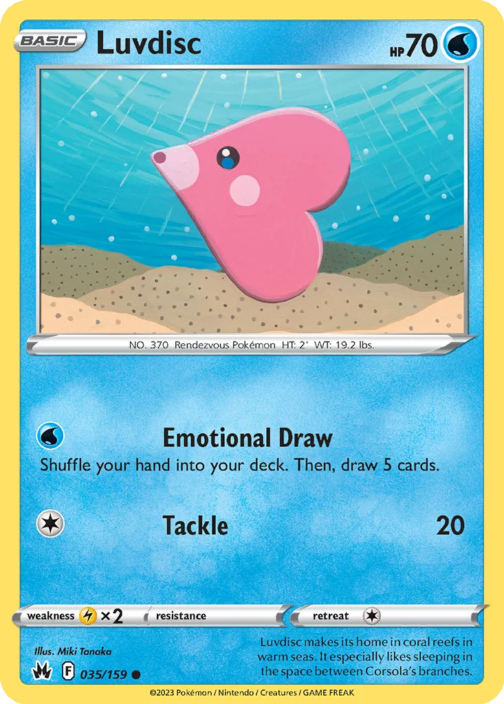 Luvdisc 035/159 Crown Zenith (Normal)