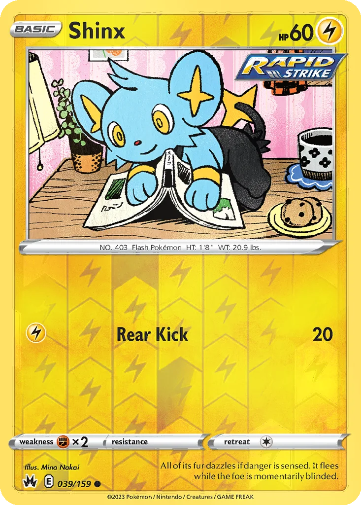 Shinx 039/159 Crown Zenith (Reverse holo)