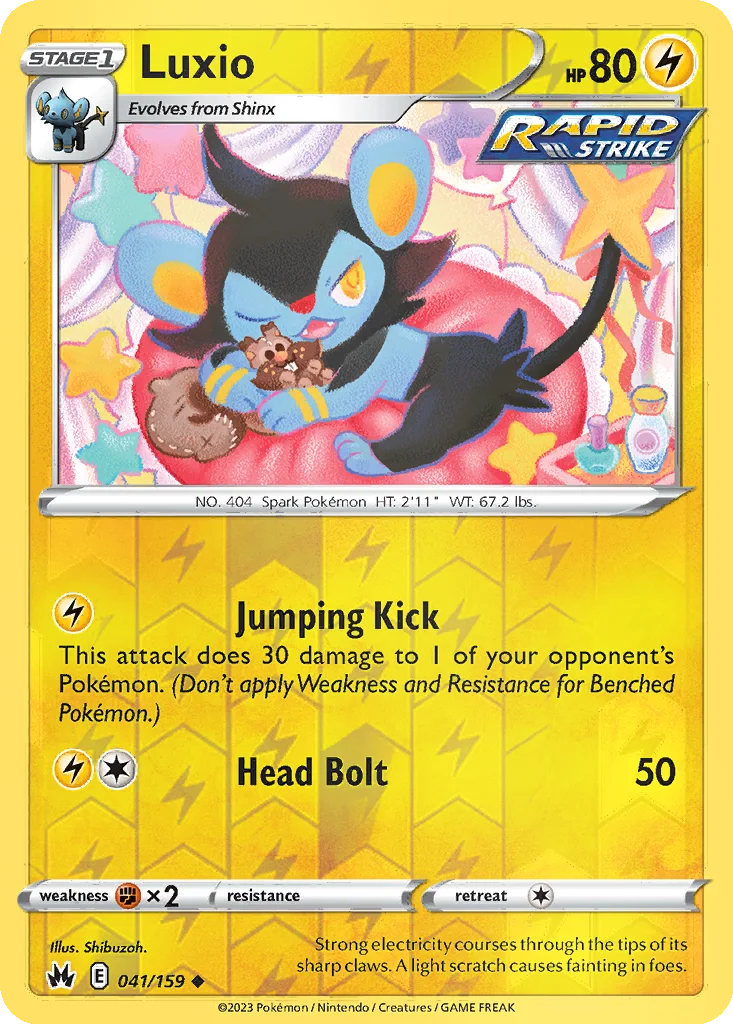 Luxio 041/159 Crown Zenith (Reverse holo)