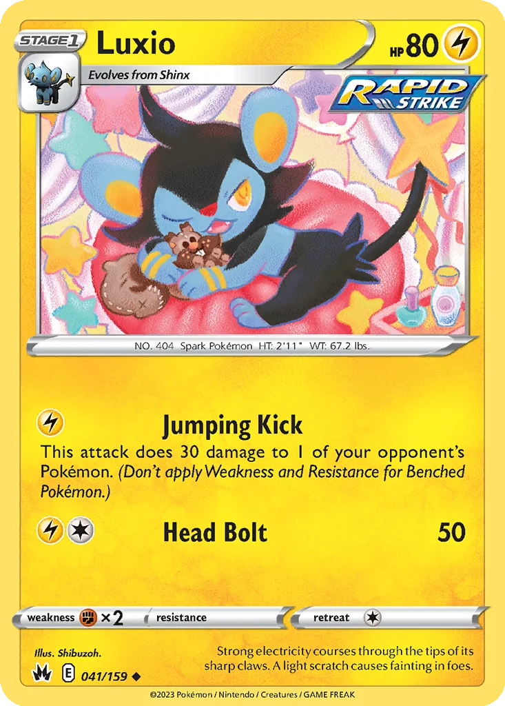 Luxio 041/159 SWSH: Crown Zenith (Normal)