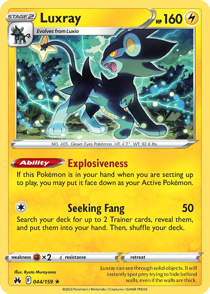 Luxray 044/159 Crown Zenith (Normal)