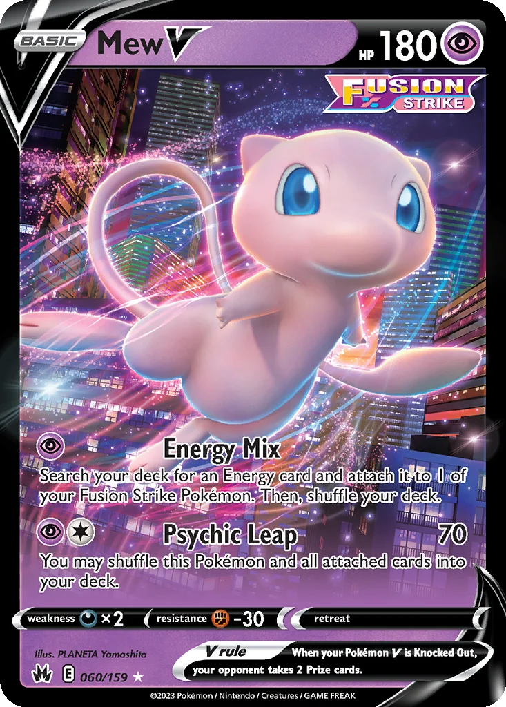 Mew V 060/159 Crown Zenith (Holo)
