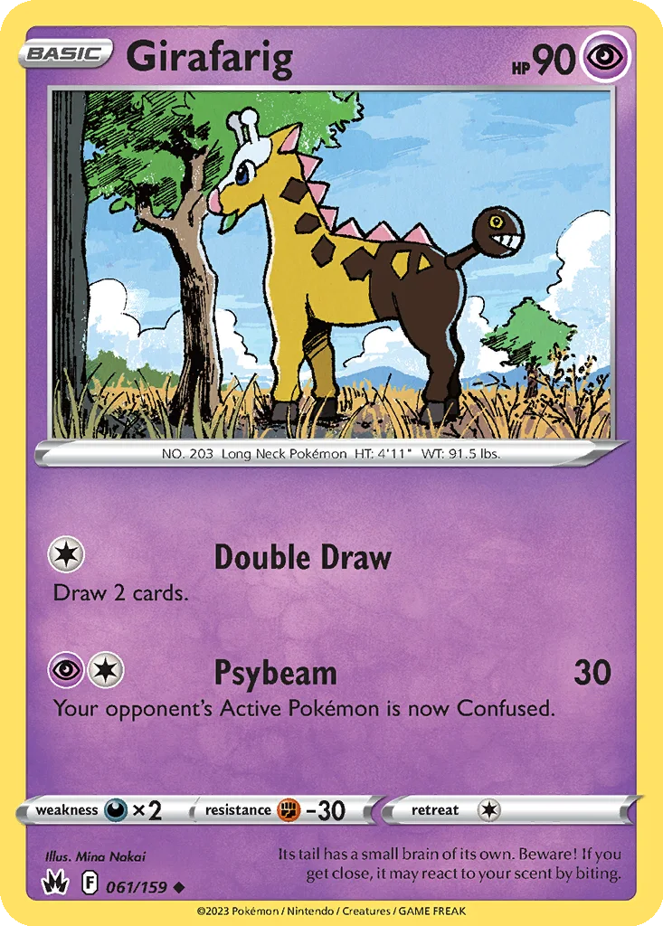 Girafarig 061/159 SWSH: Crown Zenith (Normal)