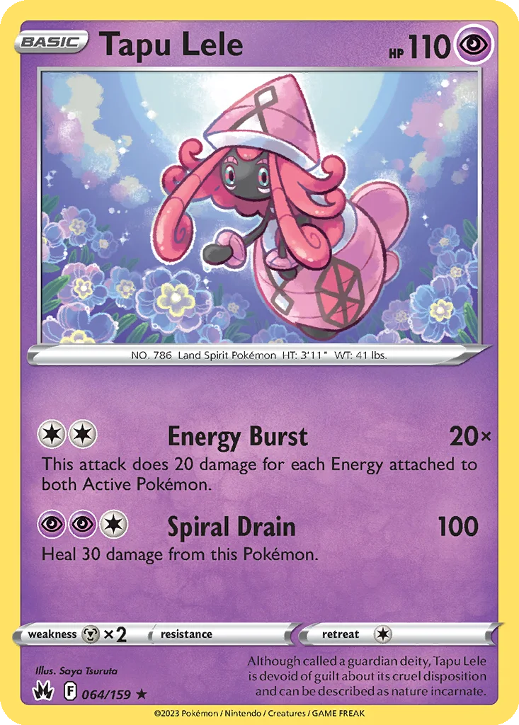 Tapu Lele 064/159 Crown Zenith (Holo)
