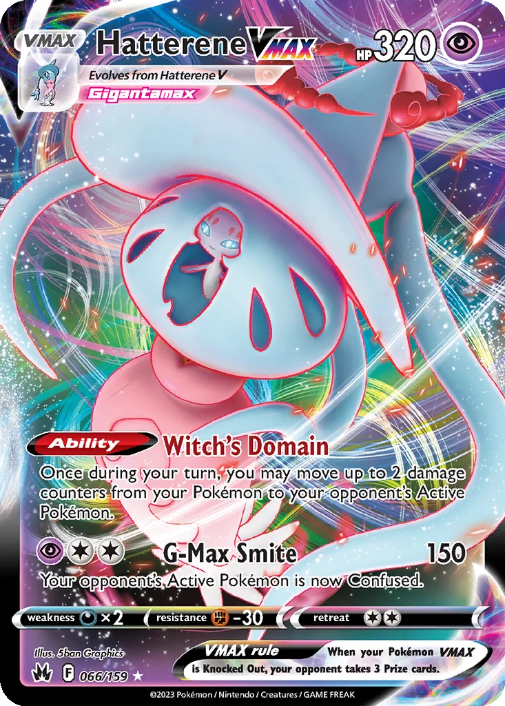 Hatterene VMAX 066/159 Crown Zenith (Holo)