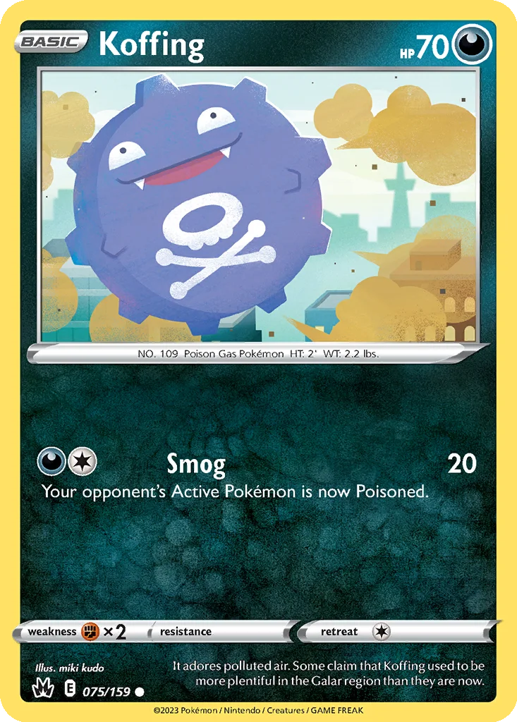 Koffing 075/159 SWSH: Crown Zenith (Normal)