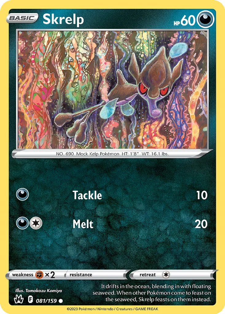 Skrelp 081/159 SWSH: Crown Zenith (Normal)