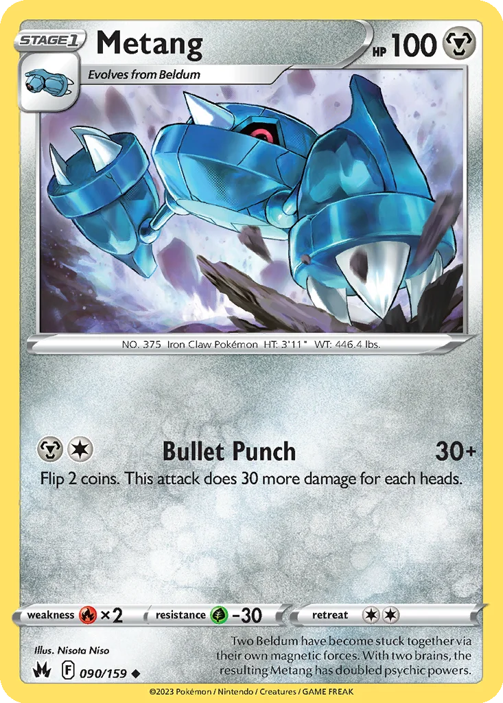 Metang 090/159 SWSH: Crown Zenith (Normal)