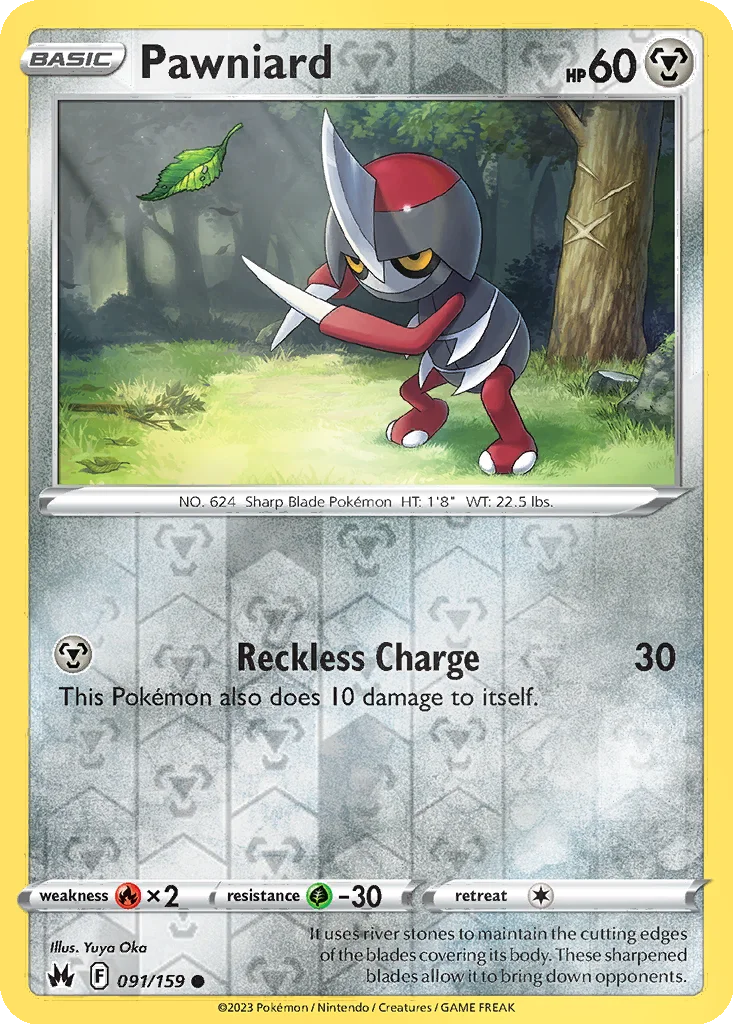 Pawniard 091/159 Crown Zenith (Reverse holo)