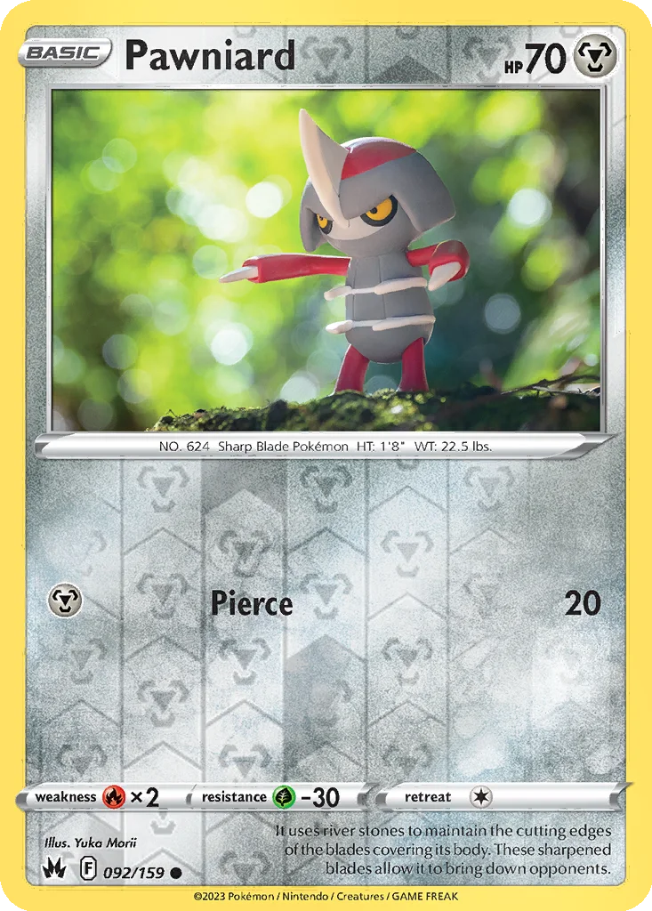 Pawniard 092/159 Crown Zenith (Reverse holo)