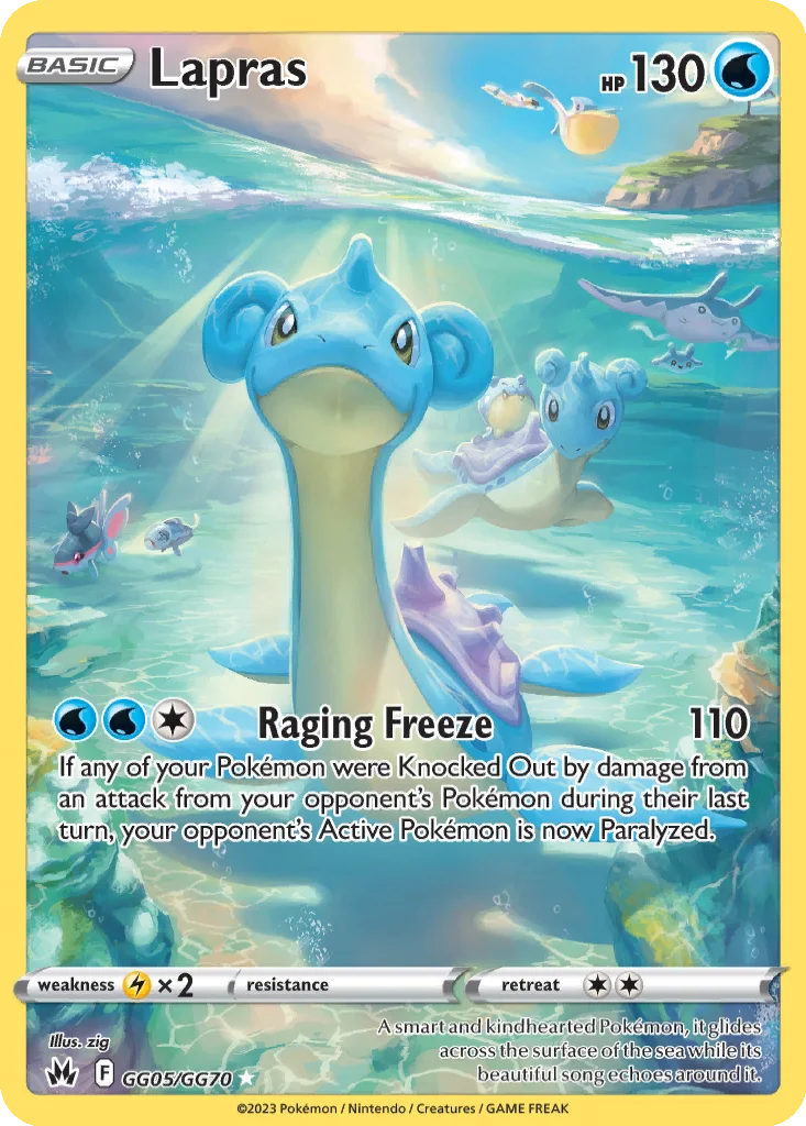 Lapras GG05/070 Crown Zenith Galarian Gallery (Holo)
