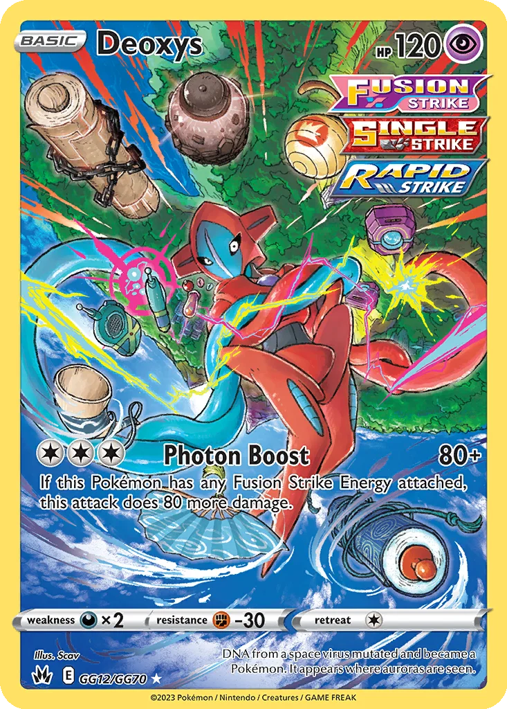 Deoxys GG12/070 Crown Zenith Galarian Gallery (Holo)