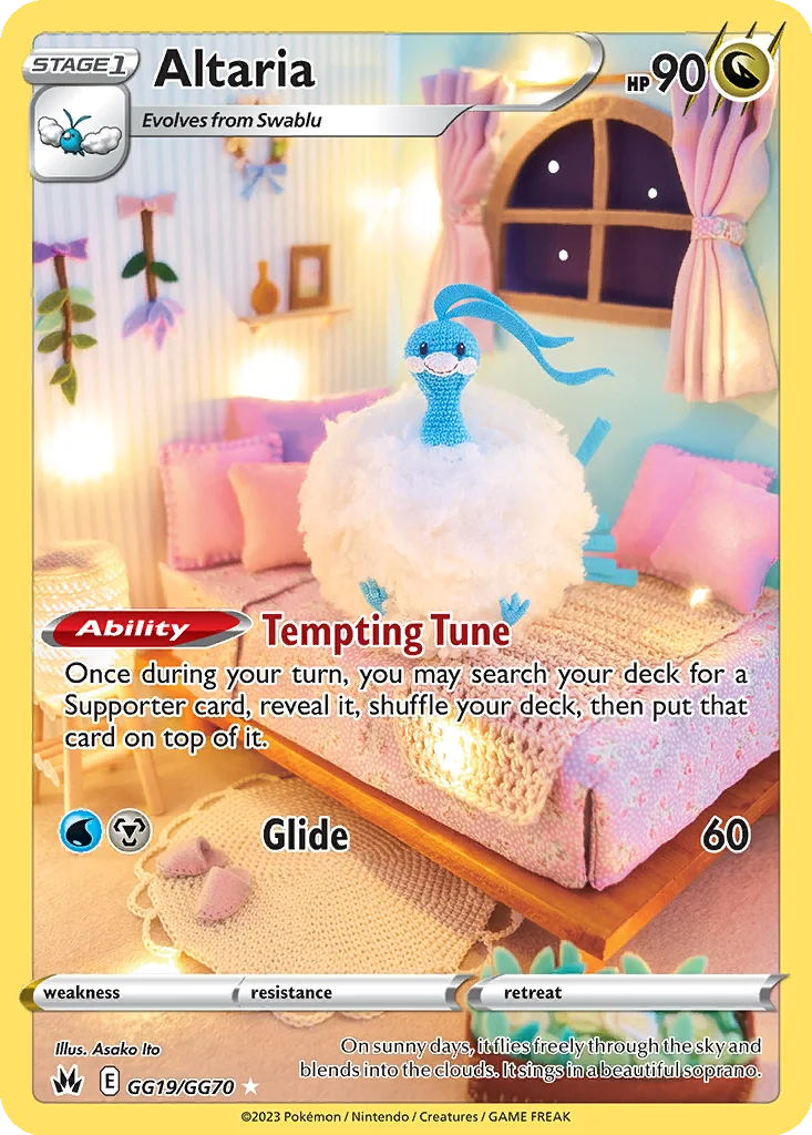 Altaria GG19/070 Crown Zenith Galarian Gallery (Holo)
