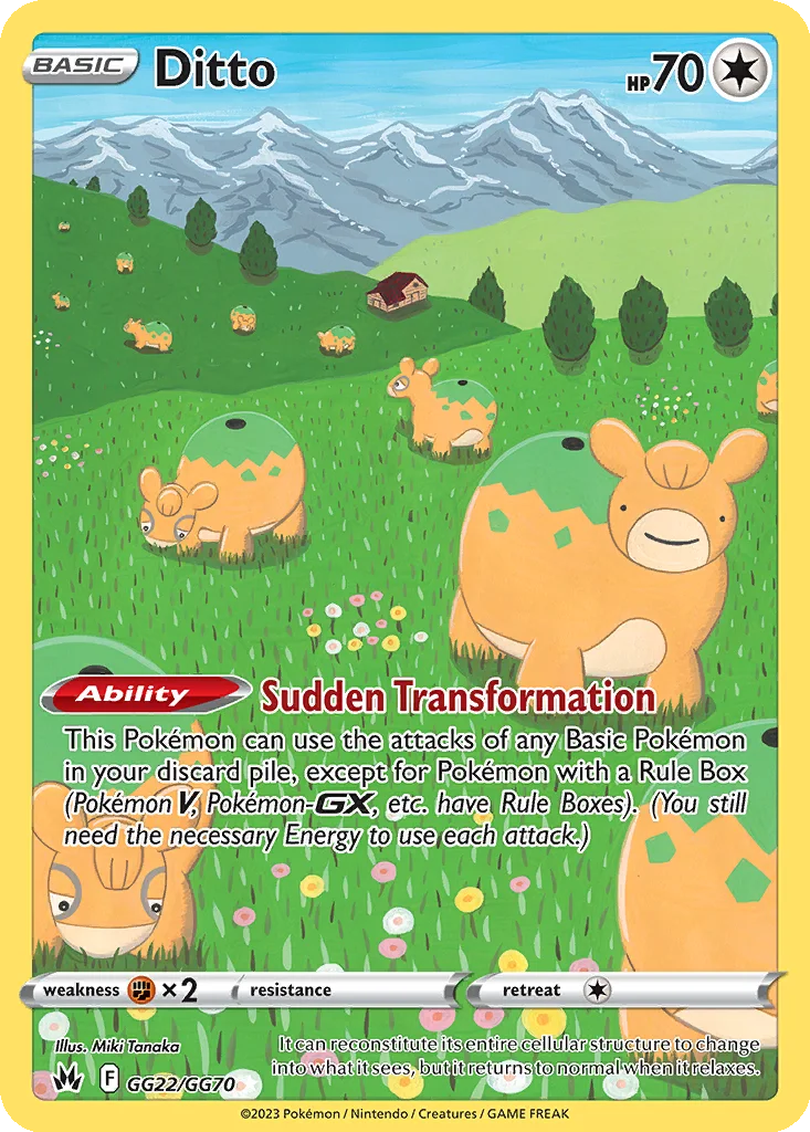 Ditto GG22/070 Crown Zenith Galarian Gallery (Holo)