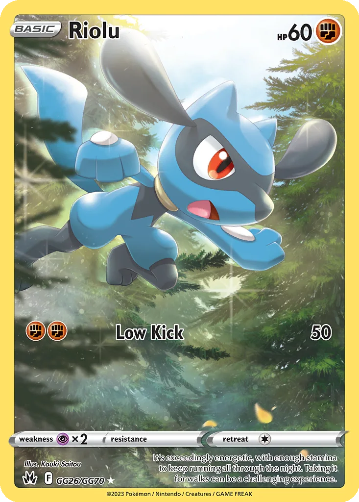Riolu GG26/070 Crown Zenith Galarian Gallery (Holo)