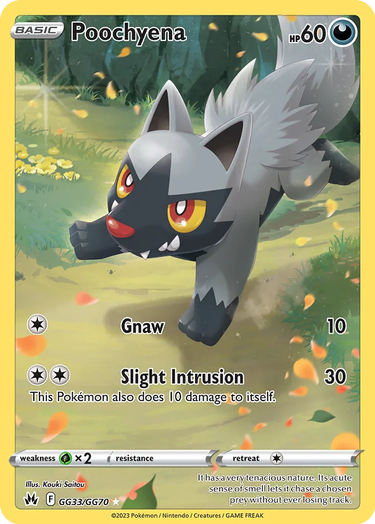 Poochyena GG33/070 Crown Zenith Galarian Gallery (Holo)
