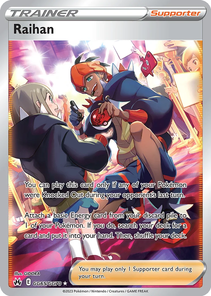 Raihan GG65/070 Crown Zenith Galarian Gallery (Holo)