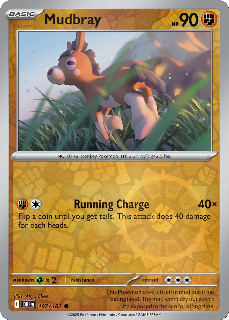 Mudbray 107/182 SV10: Destined Rivals (Reverse holo)