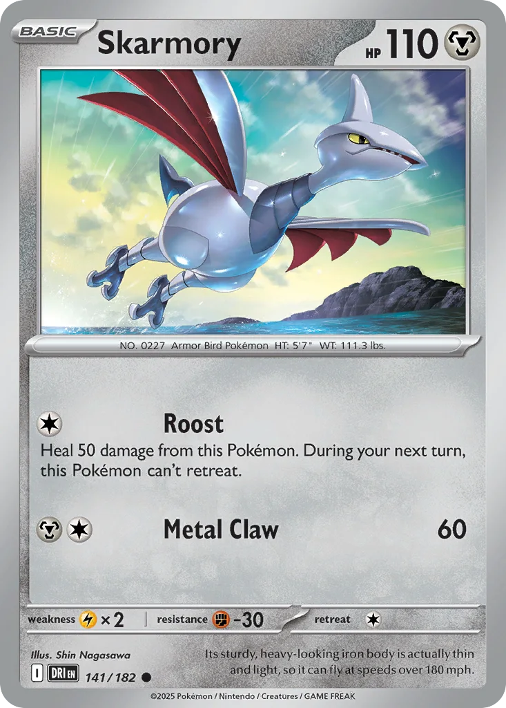 Skarmory 141/182 SV10: Destined Rivals (Normal)