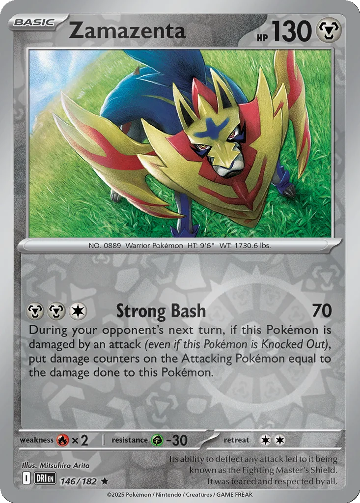 Zamazenta 146/182 SV10: Destined Rivals (Reverse holo)