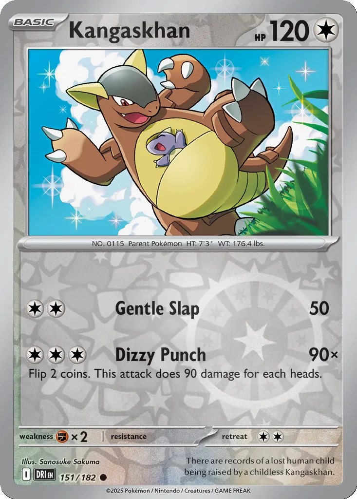 Kangaskhan 151/182 SV10: Destined Rivals (Reverse holo)