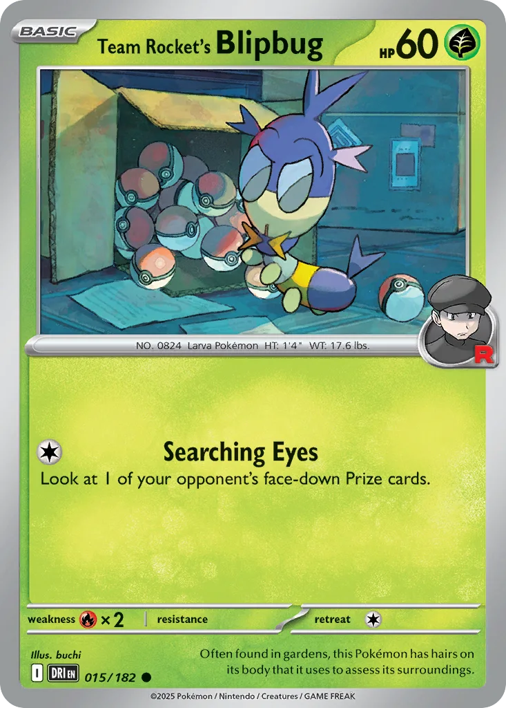 Team Rocket's Blipbug 015/182 SV10: Destined Rivals (Normal)