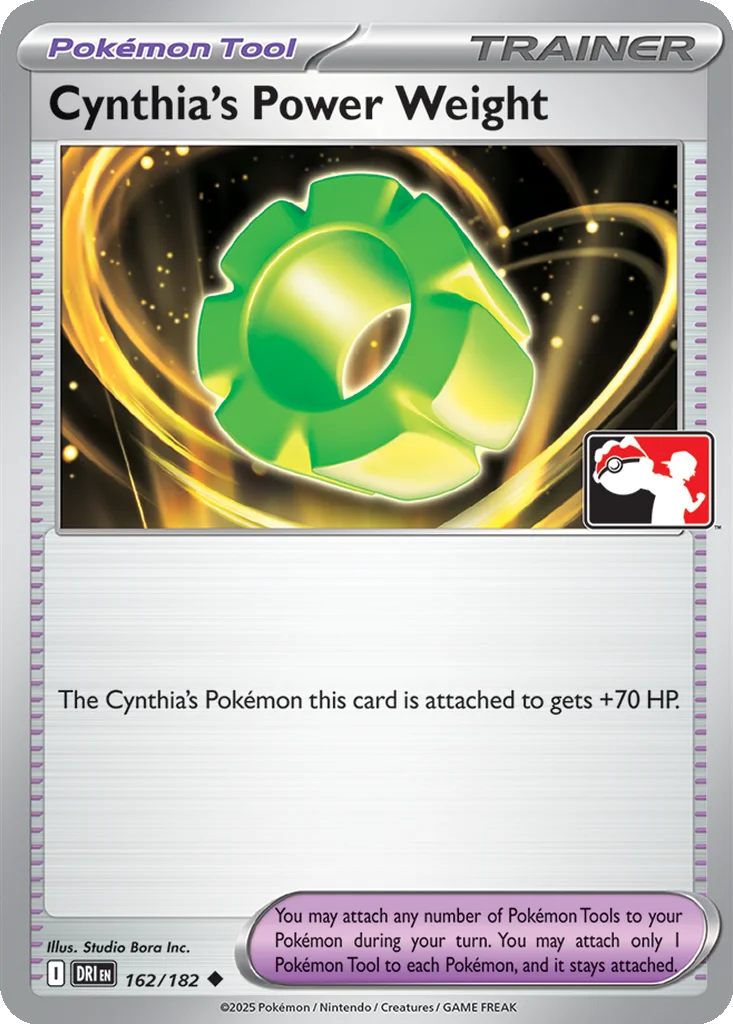 Cynthia's Power Weight 162/182 Destined Rivals (Play! Pokémon)