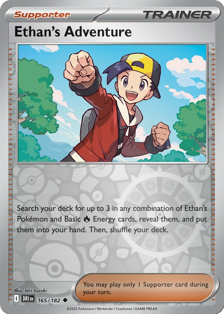 Ethan's Adventure 165/182 SV10: Destined Rivals (Reverse holo)