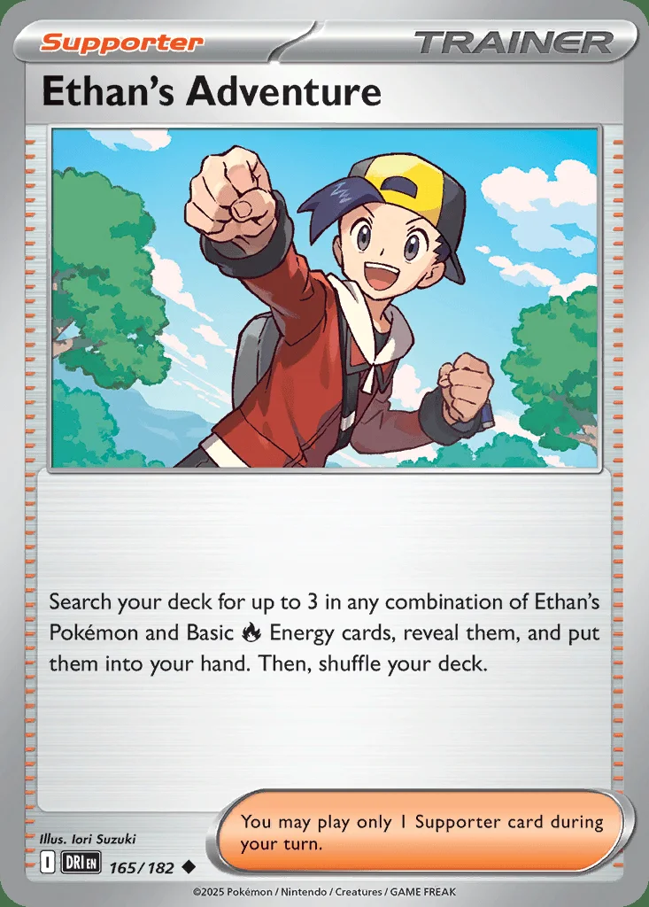 Ethan's Adventure 165/182 SV10: Destined Rivals (Normal)