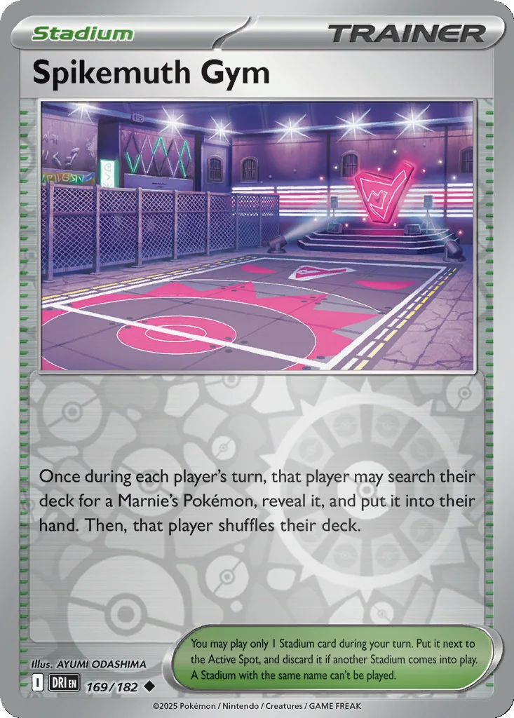Spikemuth Gym 169/182 SV10: Destined Rivals (Reverse holo)