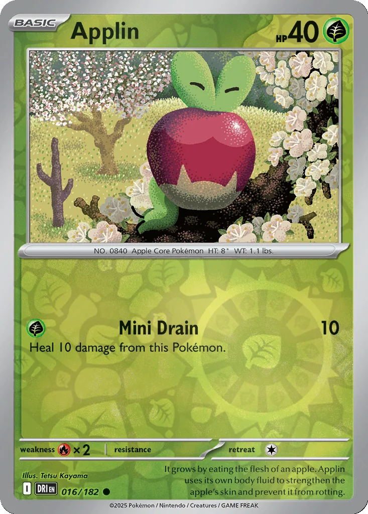Applin 016/182 Destined Rivals (Reverse holo)