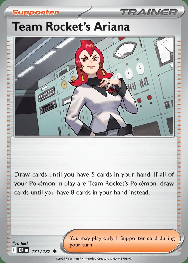 Team Rocket's Ariana 171/182 SV10: Destined Rivals (Normal)