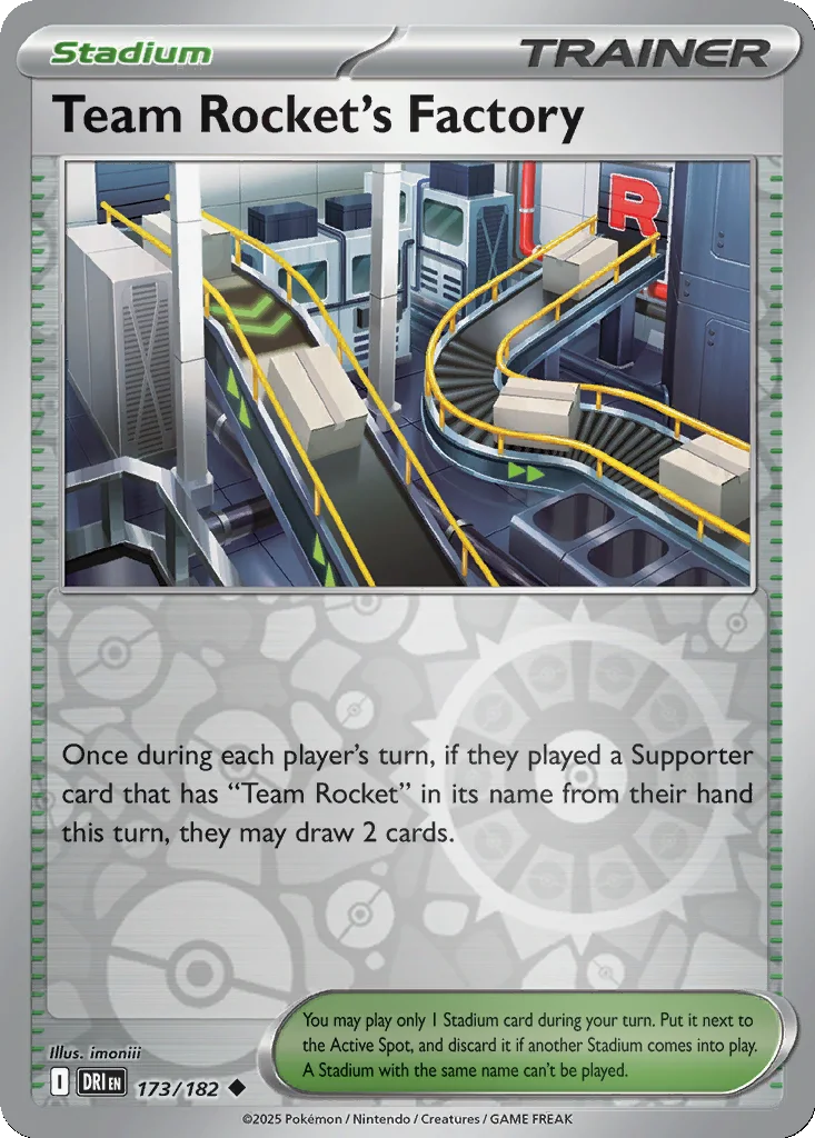 Team Rocket's Factory 173/182 SV10: Destined Rivals (Reverse holo)